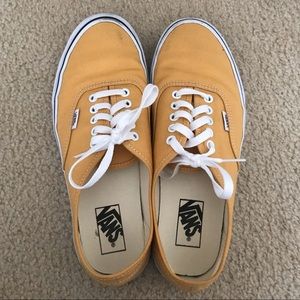 RARE GOLD OCHRE AUTHENTIC VANS SNEAKERS 💛🧡